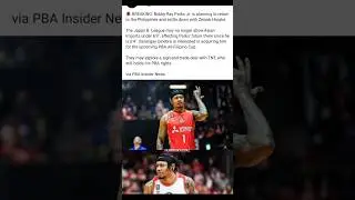 PBA UPDATE AND NEWS #pba #basketball #pbanews