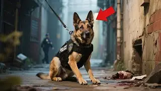 AFTER A CHASE, THE K9 DOG SUDDENLY STOPS AND STARTS CRYING&ndash;WHAT WAS IN FRONT OF HIM WAS UNBELIEVAB