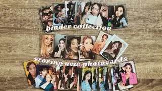 updating my photocard binders #3 apink, wjsn, red velvet + more !