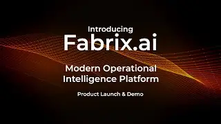 Agentic AI Operational Platform - Product Launch & Demo | Fabrix.ai Launch | Shailesh Manjrekar