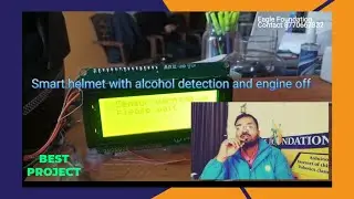Smart helmet with alcohol detection and auto-engine off @eaglefoundation