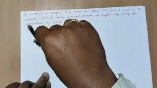 10th Math's Constructions exercise number 6.2 by Chethan