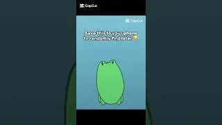A little froggy dance✨not mine btw. #cute #dancing #frog