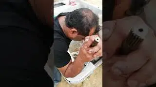 شرح تغيير جلدة الماء مكينة ياماها 75  ٢ستروك
