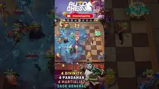 4 DIVINITY 4 PANDAMAN 4 MARTIALIST JADE GENERAL #autochess #dota2autochess #teamfighttactics #shorts