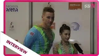 Interview with Bartlett, Baughn - Great Britain - Mixed pair - Senior - European Championship 2015