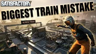 1 Train Per Factory vs 1 Train Per Item? Satisfactory Train Setup Explained