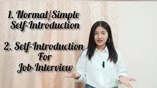 Self-Introduction in English | Mizo | Hindi
