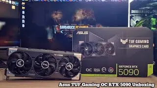 Распаковка видеокарты Asus GeForce RTX 5090 TUF Gaming OC