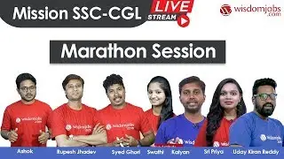 Live Classes for SSC CHSL 2020 |  24 hours Marathon for all Competitive Exams @ Wisdom jobs