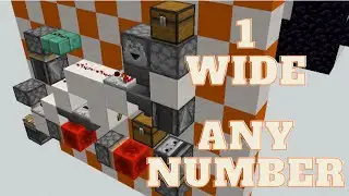 Minecraft: One wide Shop :: Any number || Contraption 14/500