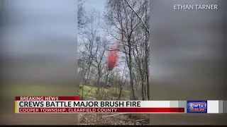 Update brush fire story