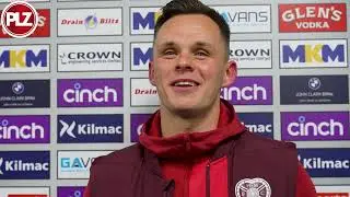 Lawrence Shankland takes a pop at Dundee FC fans after netting twice in 3-2 win