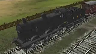 LMS Fowler 4F 0-6-0 44422 at Somerset and Dorset Joint Railway