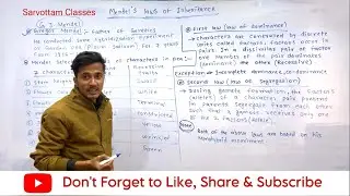 Mendel's Laws Simplified in 10 Min | Dominance & Segregation Explained - Must Watch!