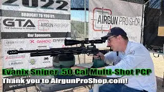 AE22 - Check out the Evanix Sniper .50 cal multi-shot big bore PCP