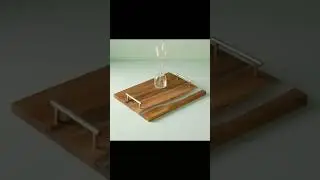 wooden elegant traywith style#woodentray