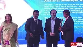Futuresoft Solutions receiving the award for the Best System Integrator at VAR Symposium