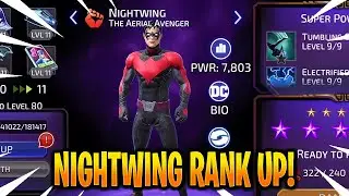 Nightwing Legendary 4 Star Rank Up & Gameplay! - DC Legends