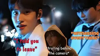 ZEROBASEONE Hanbin witnessing RIIZE Sohee and Anton arguing like siblings