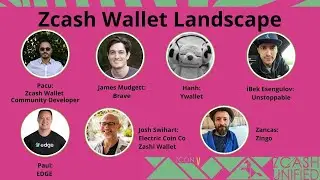 Ландшафт кошельков Zcash или обзор кошельков | #ZconV: #Zcash Unified 2024 $ZEC
