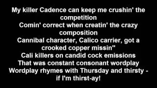 Tech N9ne - (ft. Crooked I & Chino XL) Sickology 101 - Lyrics