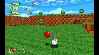Sonic Robo Blast 2 - Greenflower Zone Act 1 (as Knuckles)