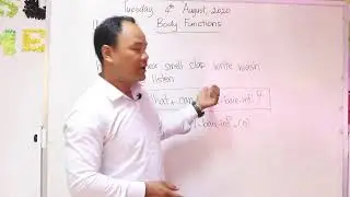 English Grade 6 Chapter 3 My Body, Unit 4 Body Functions (Session 3)