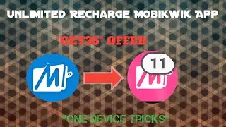 Unlimited Recharge Mobikwik App | Get35 Promocode NewTrick|CashBack 35|
