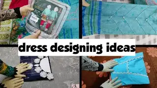 Beautiful Printed and Plain Suits Designing ideas | j.Dress Desig...