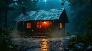 Heavy Rain Sounds & Thunder ⛈️ At Night 30 Minute Of Relaxing & Deep Sleep