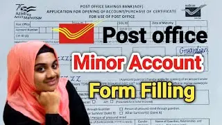 Post Office Minor Account Form Fill Up Tamil / Post office selva magal thittam in tamil