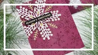 Spellbinders Kaleidoscope Snowflakes | Small Die of the Month November 2019