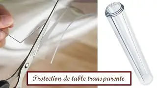 Comment couper une nappe plastique transparente