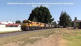 DD2355-AD1521 seen on an empty Alumina passing through Harvey bound for the Yarloop refinery.