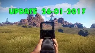 Обновление Rust 26.01.2017 &mdash; голографический прицел, граната F1 и увлажнение растений!