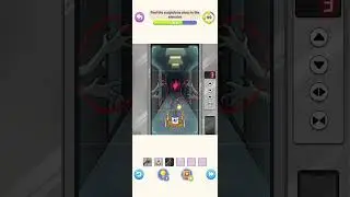 Tricky Story - Normal level 24 Find the suspicious clues in the elevator #games #puzzle #minigames
