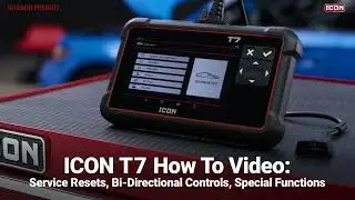 ICON T7 &ndash; How To &ndash; Service Resets, Bi-Directional Controls, Special Functions