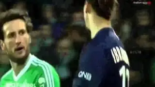Zlatan Ibrahimovic asks St Etienne defender Baysse - Who Are You- - PSG vs St Etienne.mp4