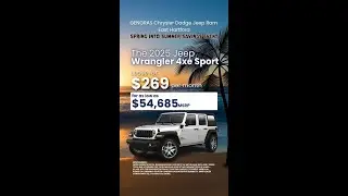 Adventure, Electrified: 2025 Jeep Wrangler 4xe Sport Lease Deals!