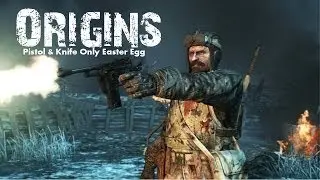 Black Ops 2 Zombies: Origins 'Pistol & Knife' ONLY Easter Egg