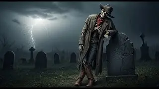 Western Gothic Atmos – Skeletal Cowboy 4K