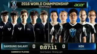 [LOL Highlight] 2016 World Championship l Semifinals :  H2K vs SSG   YouTube