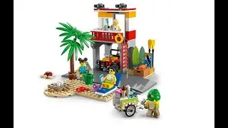 Lego Beach Lifeguard Station #60328 #Lego #LegoCity #Lego60328 #LegoFamily