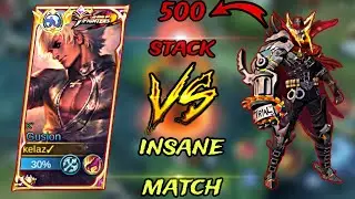 Glabal Gusion VS Aldous 500 Stack!🔥 Win OR Lose!? ( insane match ).
