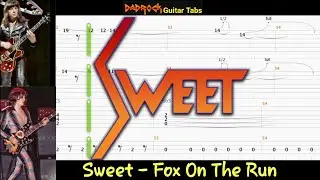 Fox On The Run - Sweet - Guitar + Bass TABS Lesson