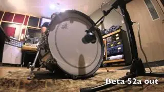 Kick Drum microphone shootout, Shure, Audix, Sennheiser, BLUE