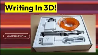 AI Product Video | 3D Printing Pen Unboxing And First Use!