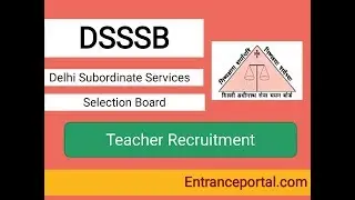 DSSSB Teacher Recruitment 2017-18 (Advt. 042017) - Notification, Apply online, Vacancy, Syllabus