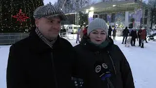 В выходные дни на площади царила праздничная атмосфера
